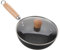 IMIKEYA Sartén Wok Antiadherente Pequeño Para Cocinar Casa y Restaurantes Sartén Para Freír y Saltear Utensilio De Cocina Japonés Tapa Para Comidas Saludables
