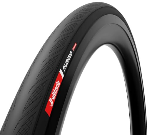 Vittoria Rubino Tubeless-Ready Faltreifen Fahrradreifen, Black/Black, 28 x 1.25