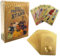 2025 Limited Edition Set - 55 Golden Foil Cards | Premier League & UEFA Football Cards | World Cup Football Star 2025 Karten | Goldene Fußballkarten in Sammlerdose für Fußball F