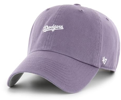 47 Los Angeles Dodgers MLB Clean Up Baserunner Script Viola Berretto Regolabile