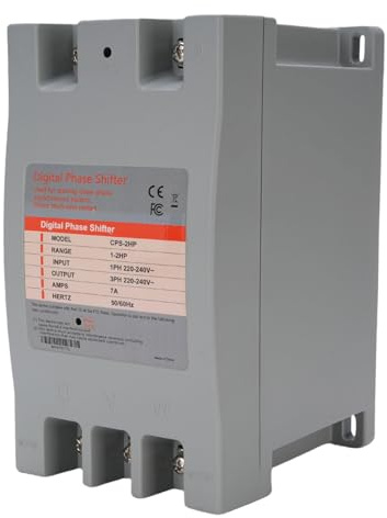 Dioche Convertisseur de Phase Simple Le Convertisseur monophasé à triphasé Offre Une Conversion de Phase Numérique Efficace pour Les équipements de Moteurs électriques. Conception Compacte et