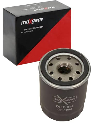 MAXGEAR Filtro olio Filtro ad avvitamento 26-0398 Compatibilità con NISSAN MICRA III K12 Note E11, NE11 MICRA II K11 PICK UP D22 NAVARA D22
