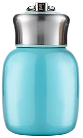 Kleine Thermoskanne, 200 ml Mini-Vakuumflasche, Vakuum-isoliert, Wasserflasche, nicht auslaufend, Saft, Milch, Vakuum, Heiß- und Kaltwasserflasche, Mädchen