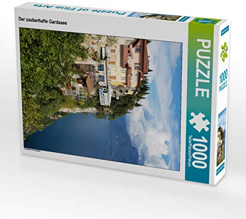 CALVENDO Puzzle Der Zauberhafte Gardasee 1000 Teile Puzzle hoch | Lege-Größe cm Foto-Puzzle für glückliche Stunden