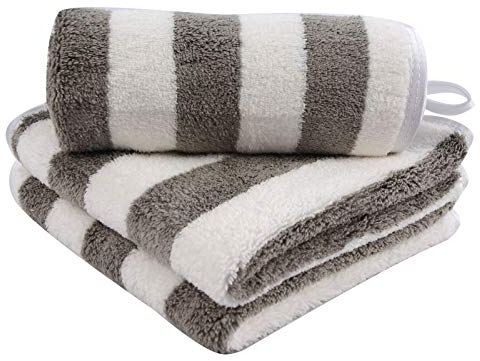 VIVOTE Microfaser Waschlappen Make-up Entferner Tuch Waschbar Abschminktücher Ultraweich Waschlappen Gesicht Wiederverwendbar 30cmx30cm grau 3Pack