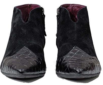 BUENO Damenstiefel R3006, Schwarz - Schwarz - Größe: 36 EU