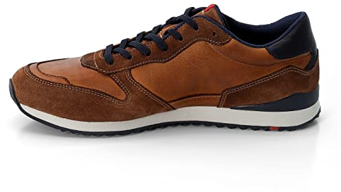 LLOYD Herren Sneaker Edmond, Männer Low-Top Sneaker,lose Einlage,Normalweit,Halbschuhe,straßenschuhe,Strassenschuhe,Sportschuhe,Cigar,48.5 EU / 13 UK