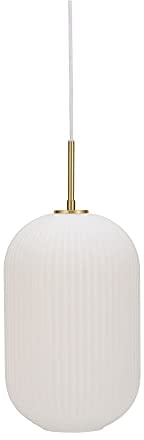Pauleen 48233 Splendid Delight Pendelleuchte max. 20 Watt Weiß, Gold Glas, Metall E27