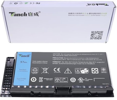 Akku WD6D1 RY6WH FJJ4W FV993 T3NT1 PG6RC für Dell Precision M6600 M6700 M6800 M4600 M4700 M4800 11.1V 8700mAh 97Wh