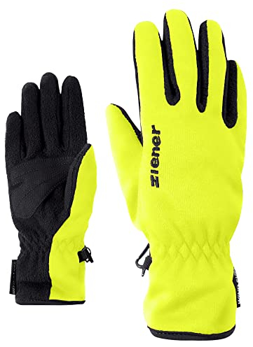 Ziener Kinder LIMPORT Funktions- / Outdoor-Handschuhe | Winddicht atmungsaktiv, poison yellow, 6