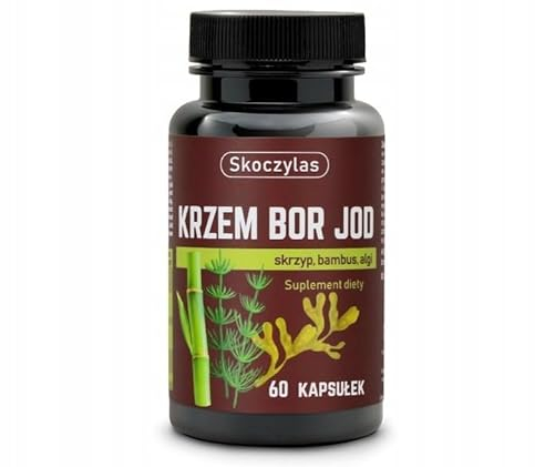 Skoczylas - Silizium - Bor - Jod - Schachtelhalm - Bambus - Algen - Nahrungsergänzungsmittel - Ohne Zusatzstoffe - Vegetarier - 60 Kapseln