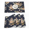 Placemats Set of 4 (30x45 cm),Watercolor Gold Rosa Blush Noisette Modern Rose Floral Pattern Flower Drawn,Washable Heat Insulation Non-slip Woven Vinyl Place Mats for Kitchen and Dining Room