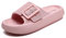Waysoland Cozyslides Original Damen Herren,Wolkenschuhe Damen Airfoot Wolken mit Verstellbaren Schnallen Rutschfest Schnell Trocknend Super Bequeme Dicke Sohle Sandalen(Rosa,39/40 EU)