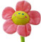 Justkeji Bouquet di fiori artificiali ripieni, bouquet di girasoli in peluche con steli pieghevoli, fiori farciti decorazione per la casa per matrimoni, feste, compleanni, Natale (45,7 cm, rosa)