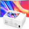 TMY Projecteur Bluetooth avec lecteur DVD intégré, 1080p, mini projecteur DVD portable pour films en plein air, compatible avec smartphone/PC/clé TV /HDMI/AV/USB/TF