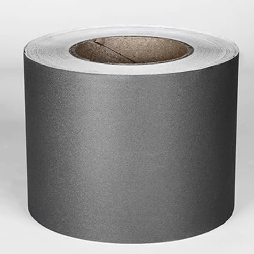 Self Adhesive Wall Wallpapers, 10cm X 5meters Border Stick Waterproof Wall Border Home Decor Border Waterproof Decorative Border Door Frame Decoration for Wall, Shelf, Liner, Table (Dark Grey)