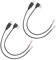 The Lord of the Tools 4pcs USB 2.0 Câble à Extrémité Ouverte 2 Cœurs USB Mâle Câble Ouvert Bricolage Réparation Connexion Chargeur Câble 2 Cœurs Puissance Fil Nu pour Ventilateur de Lumière LED