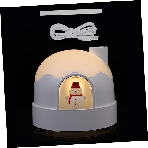 PRETYZOOM Praktischer Luftbefeuchter Für Schlafzimmer Tragbarer Kleiner Luftbefeuchter Aufladen Sanftes Nachtlicht Geräuscharm