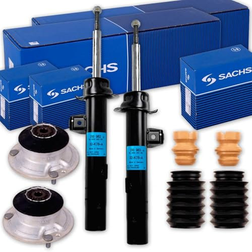 SACHS Stoßdämpfer + Domlager + Protection-Kit vorne passend für 1er E81 E87