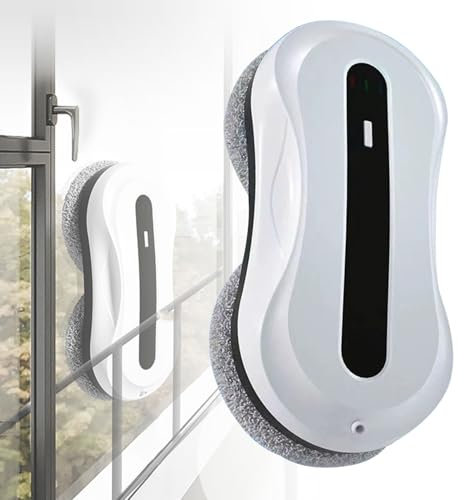 Hydravex Window Cleaner Robot, Smart Glass Cleaning Robotic with 5600Pa Strong Suction, Automatic Window Cleaning Robot with Water Spray, Remote Control, for Windows/Tiles/Class Door