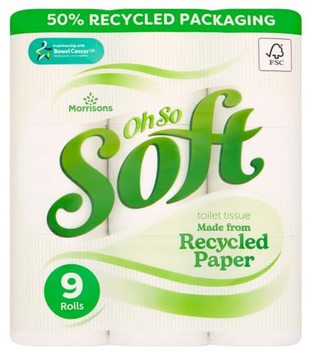 Morrisons 100% Recycled Toilet Roll 9pk