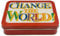Geschenkdose Design Emma Bridgewater - Liebevoll gestaltete rechteckige Bonbondose - Motiv Change the World - Bonbondose, Keksdose, Blechdose - Maße (L x B x H) 14,2 x 10,1 x 3,7cm Vol. ca. 530ml