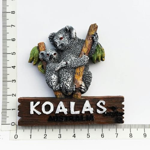 Imán magnético para nevera con diseño de koala de la madre y el niño
