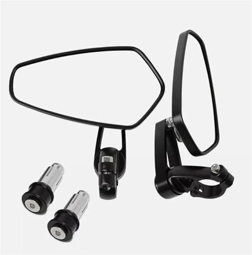 SQNYDH Außenspiegel Motorrad-Lenkerendenspiegel Für Yamaha MT09 MT07 MT03 MT125 900 Tracer MT 09 MT 07 MT 03 125 Lenkerenden-Rückspiegel Motorrad Seitenspiegel Rückspiegel