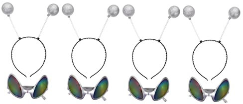 FRCOLOR 1satz Lustige Festival-party-brille Mit Haarreif Teiliges Mit -design Für Cosplay Fotografie Partys Und Outdoor-aktivitäten Langlebig Und