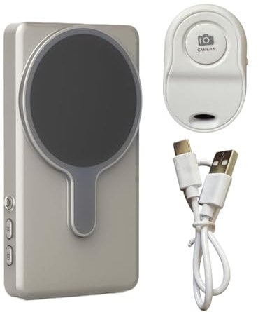 idqwsswt Magnetischer Bildschirm für die Rückkamera für und Android Telefone. Warmes und angenehmes Gefühl. Präzise Saugkraft erleichtert das Aufnehmen, Schwarz