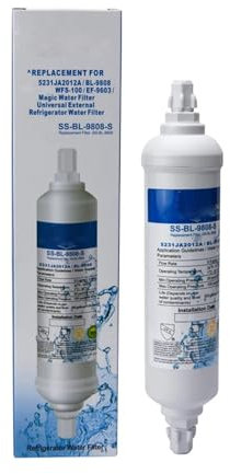 Filtre À Eau De Rechange For Réfrigérateur LG BL9808 (51835-23518) | 5231JA2003A ADQ73693901 | Grande Capacité, Installation Facile(1pcs)