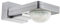 HUBER Motion 6, Motion Detector 360 °, Silver, 3 sensors and Matrix Lenses, Including Creep Protection and Area limitation, Wall and Ceiling mounting, IP65 Protected