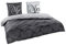 Niceprice 200x220 Bettwäsche Flausch Fleece Winter Mr. und Mrs. Partner in Übergrösse 3tlg. 200x220