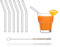 HALM Pailles en Verre Réutilisables - 6 Pièces courtes incurvées 15 cm + Brosse de Nettoyage sans plastique - Lavables au Lave-vaisselle - Écologiques - Pailles en verre pour Verres à Cocktail