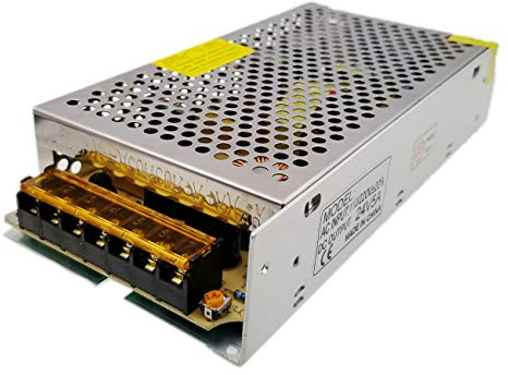 JZK DC 24V 5A 120W LED Netzgeraet Schalter Transformer, AC 100V-240V auf DC 24V Transformator Adapter Netzteil für LED-Lichtstreifen, 3D Drucker