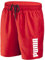 PUMA Herren Badehose Badeshorts Summer Deluxe Swim Shorts - New red - Gr. M
