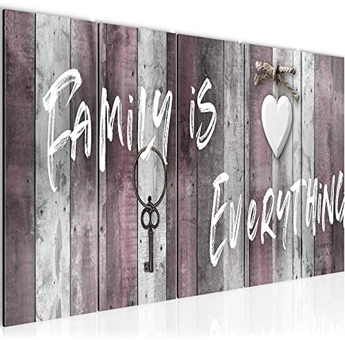 Runa Art Peinture Résumé De La Famille Impression sur Toile intissee Decoration Murale Salon Chambre 040256c