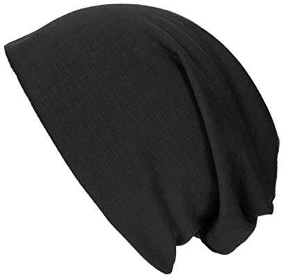 Glamexx24 Beanie Mütze Herren Damen: Slouchy Baumwoll Jersey Übergangsmütze, Laufmütze, Chemo Mütze, Fahrradmütze für Alle Jahreszeiten