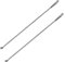 Lot de 2 cuillères à réactif Micro Laboratoire 100 mm - 250 mm - Acier inoxydable 304 2 en 1 - Spatules de laboratoire à double tête
