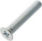 AERZETIX - C59727 - Satz von 10 Metallschrauben M10x60 mm mit senkkopf PH4 - DIN 965 - aus kohlenstoffstahl - härte 4.8 - finish verzinkt - zur befestigung von schraubendreherschrauben