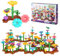 272 Stück Blumengarten Spielzeug für Mädchen - ab 3 Jahre , DIY Bouquet Sets Blume Bausteine Lernspiel für Kinder Kunst Blumenarrangement Geschenk für Mädchen und Jungen Weihnachten und Geburtstag