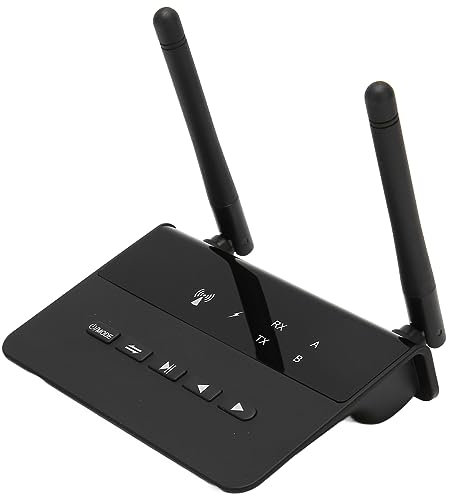 Bluetooth 5.2-Sender-Empfänger, 2-in-1-AptX-HD-Bluetooth-Audio-Adapter mit Geringer Latenz, 3,5-mm-AUX-Cinch-Anschluss, für TV-Heim-Stereo-BT-Kopfhörer