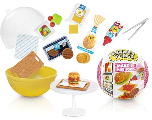 MGA's Miniverse Serie 3 Make It Mini Food Diner - DIY Food Playset, nachgebildeten Lebensmittelzutaten, Blindverpackung und Harz - nicht essbar - für Kinder ab 8 Jahren, Series 3