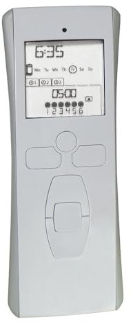 Télécommande radio 6 canaux + horloge pour volet roulant - non solaire