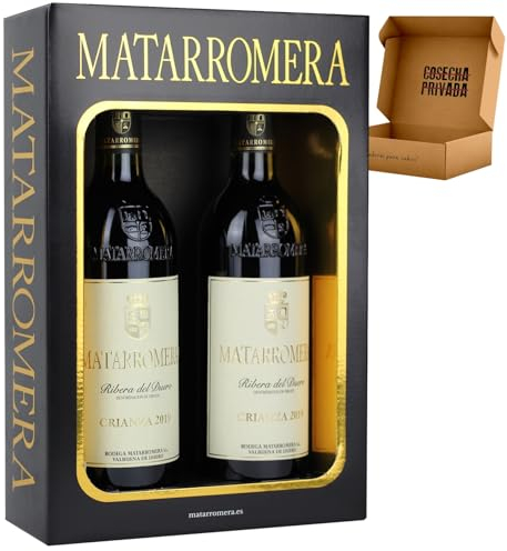 Estuche Matarromera 2 Bot - Envío 24 H - Caja Regalo - Ribera del Duero - Cosecha Privada (Estuche Regalo 2 Bot, Matarromera Crianza)