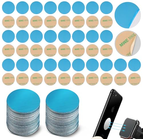 BSTDAYEVER Láminas Metálicas Muy Finas 100pcs Iman Movil Coche 15x0.3mm Ligero Imán para Movil Antióxido Placa Metal Ultrafinas y Resistente para Movil Coche y Otros Productos de Imán