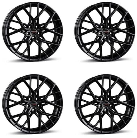 4x Borbet Felgen BY 8x20 ET25 5x112 black matt kompatibel mit MG (E) HS ZS EV