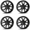 4x Borbet Felgen BY 8x20 ET25 5x112 black matt kompatibel mit MG (E) HS ZS EV