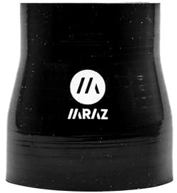 Manguito Silicona con reduccion 63/70mm Negro