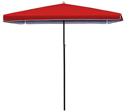 ASumPio Sonnenschirme Blau/Rot Außenterrasse Außenschirme, Perfekt Für Balkontisch Terrasse Gartendeck Hof Schatten Oder Poolseite, Rechteckig/Quadratisch,